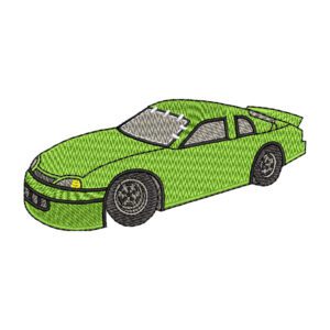 Racecar Embroidery Design - Car Embroidery Design