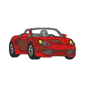 Porsche Boxster Embroidery Design - Car Embroidery Design