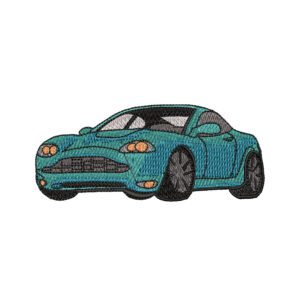 Aston Martin Embroidery Design - Car Embroidery Design