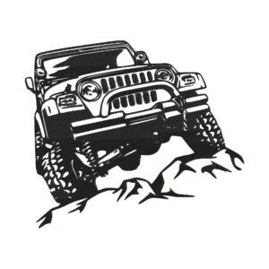 Jeep Embroidery Design - Car Embroidery Design