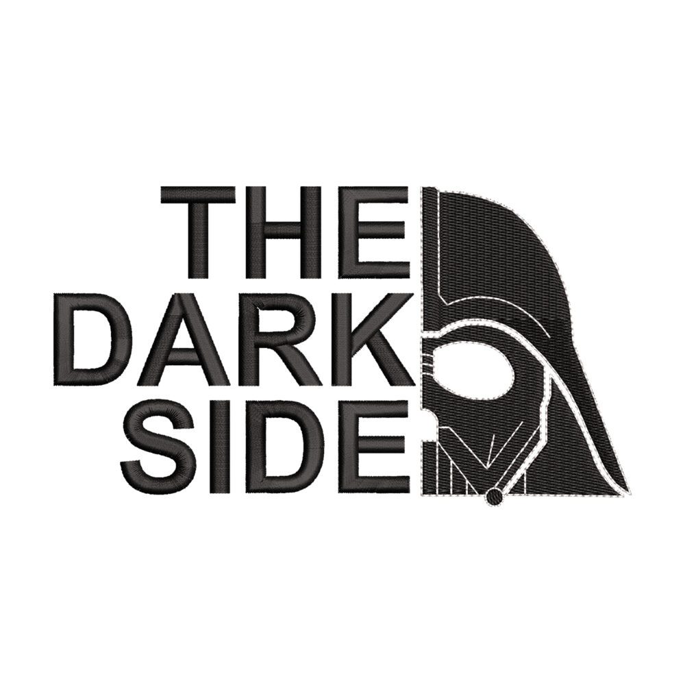 The Dark Side Embroidery Design