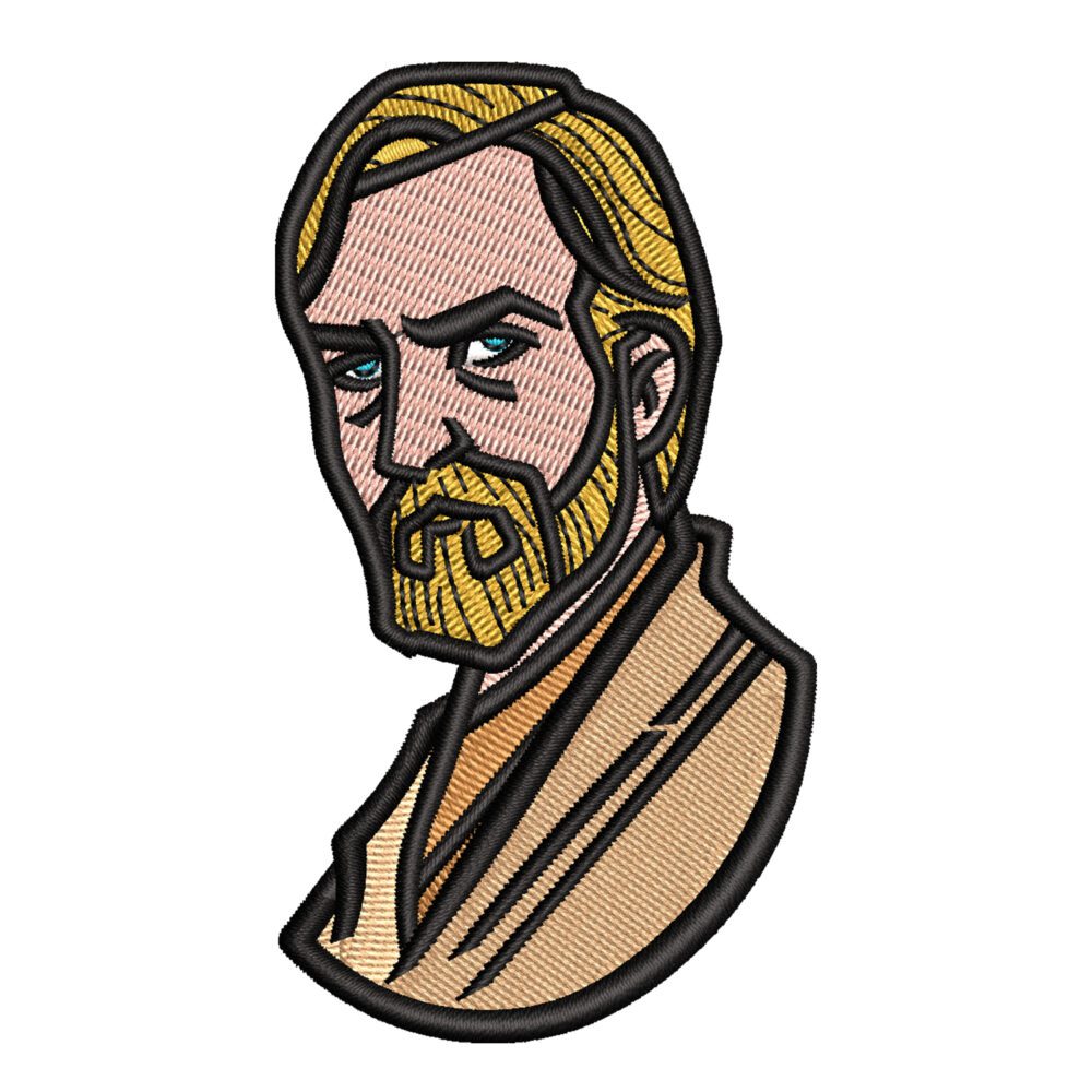 Obi wan Kenobi Embroidery Design