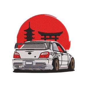 Subaru Impreza Embroidery Design - Car Embroidery Design