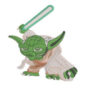 Yoda Embroidery Design - Star Wars