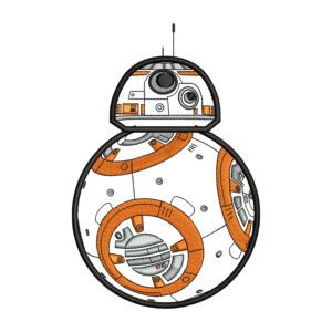 BB-8 Embroidery Design - Star Wars