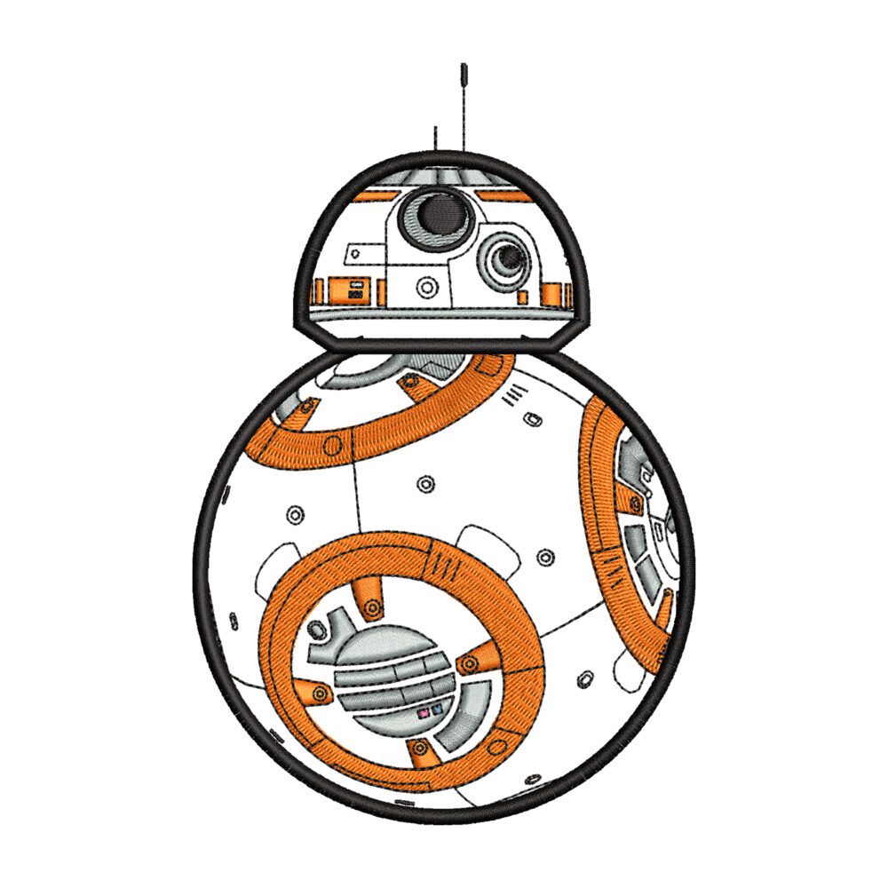 BB-8 Embroidery Design