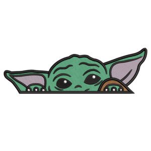 Baby Yoda Embroidery Design - Star Wars