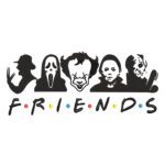 Scary Friends Embroidery Design - Friends