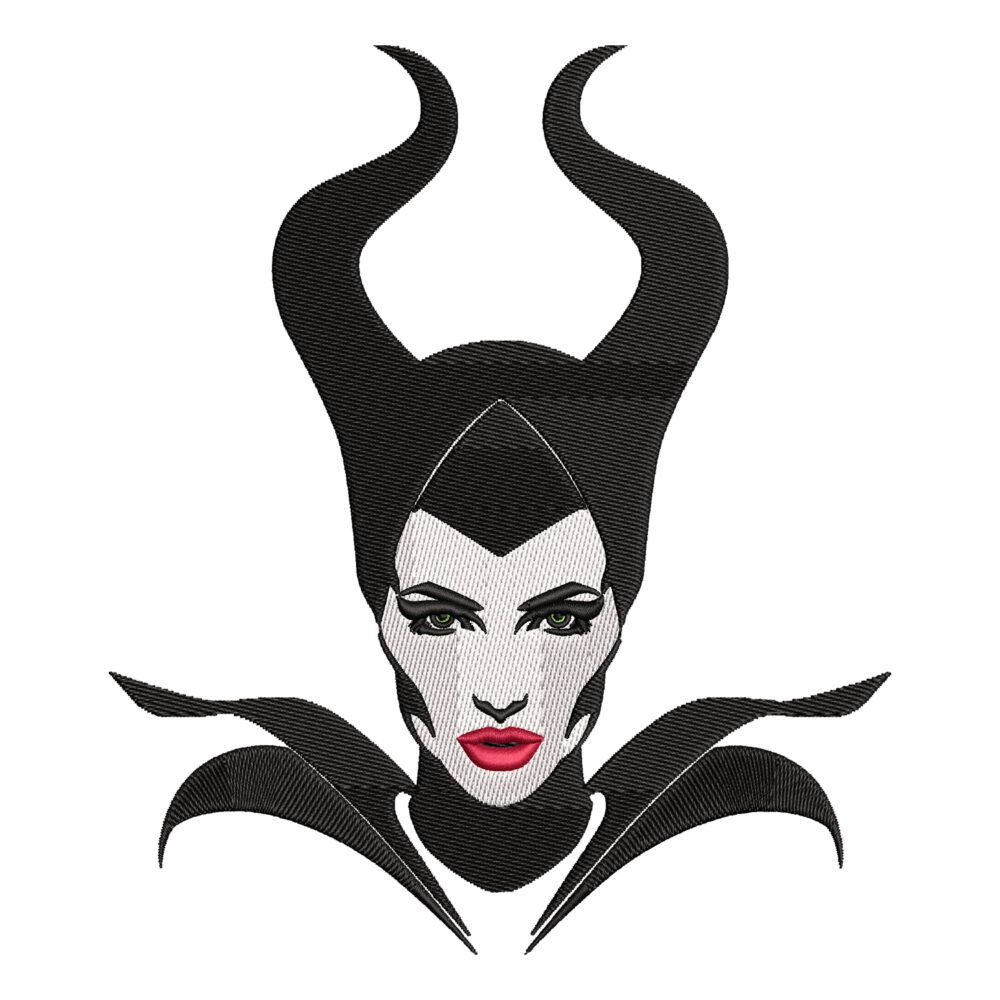 Maleficent Embroidery Design