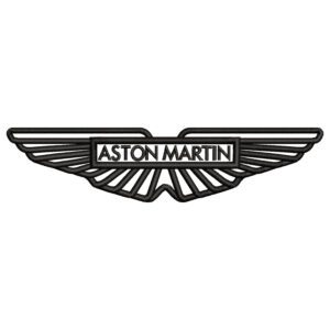 Aston Martin Logo Embroidery Design - Car Embroidery Design