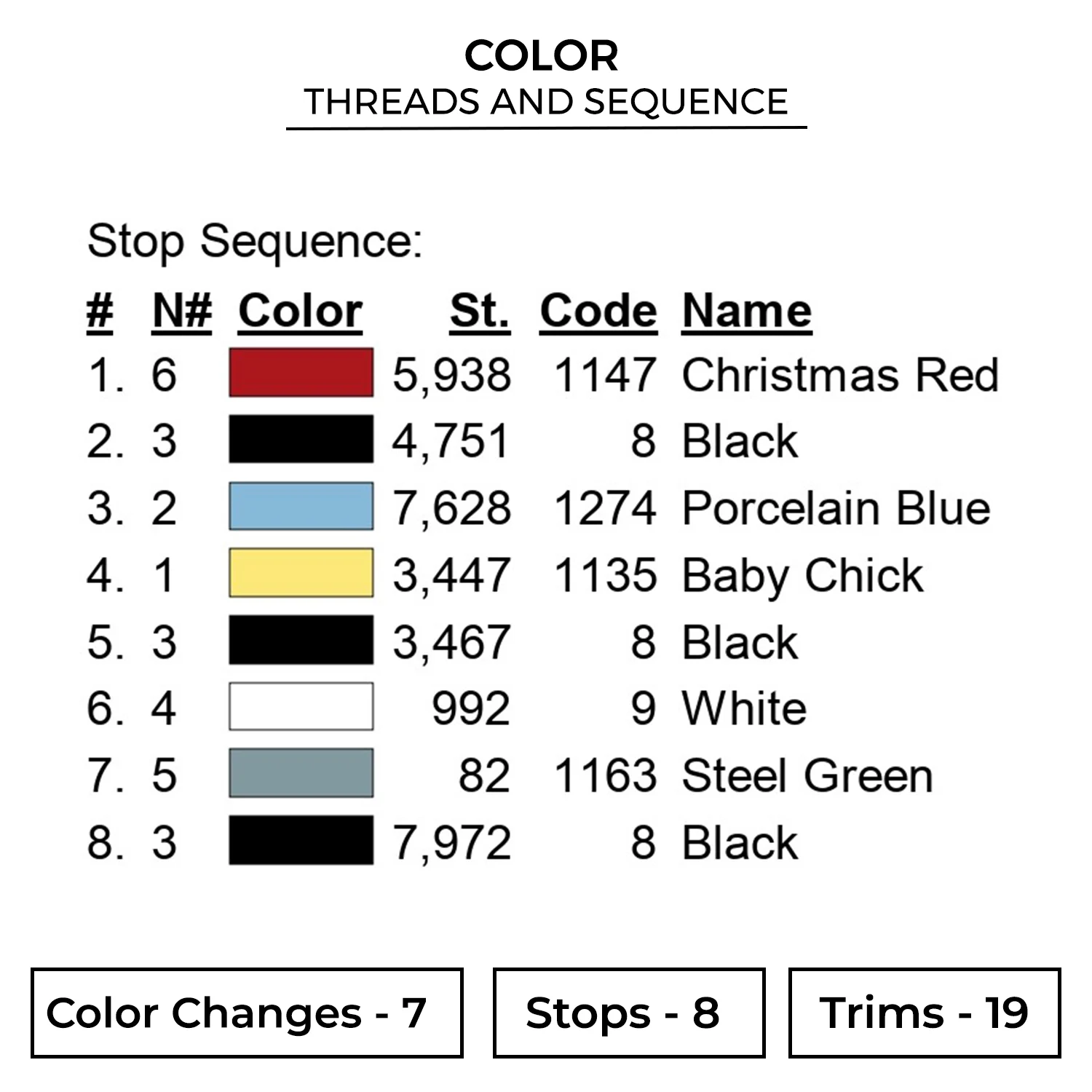 Jimbei Logo Embroidery Design - One Piece Anime Embroidery Design 2 Color 1153