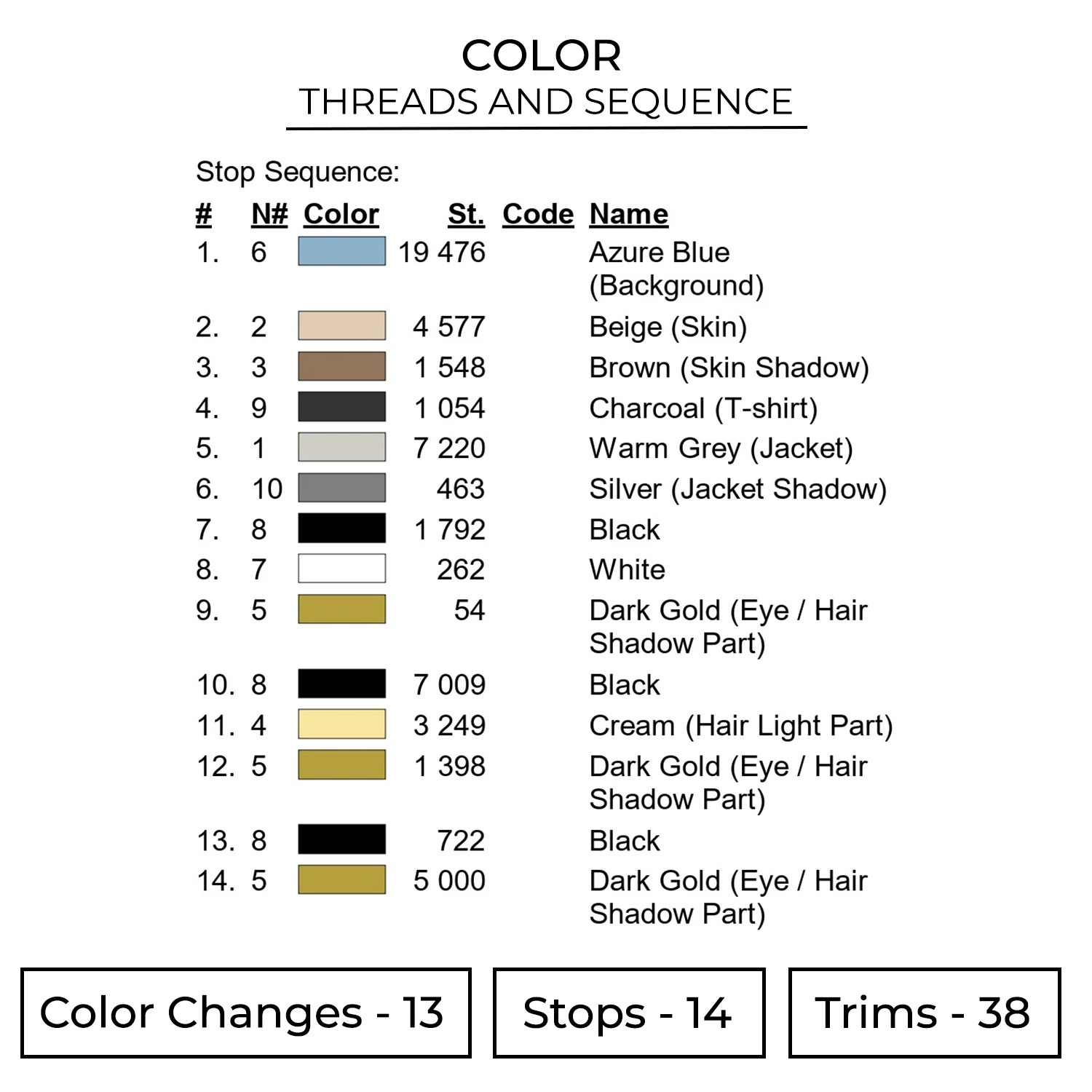 Kazutora Embroidery Design - Tokyo Revengers Anime Embroidery Design 2 Color 1363