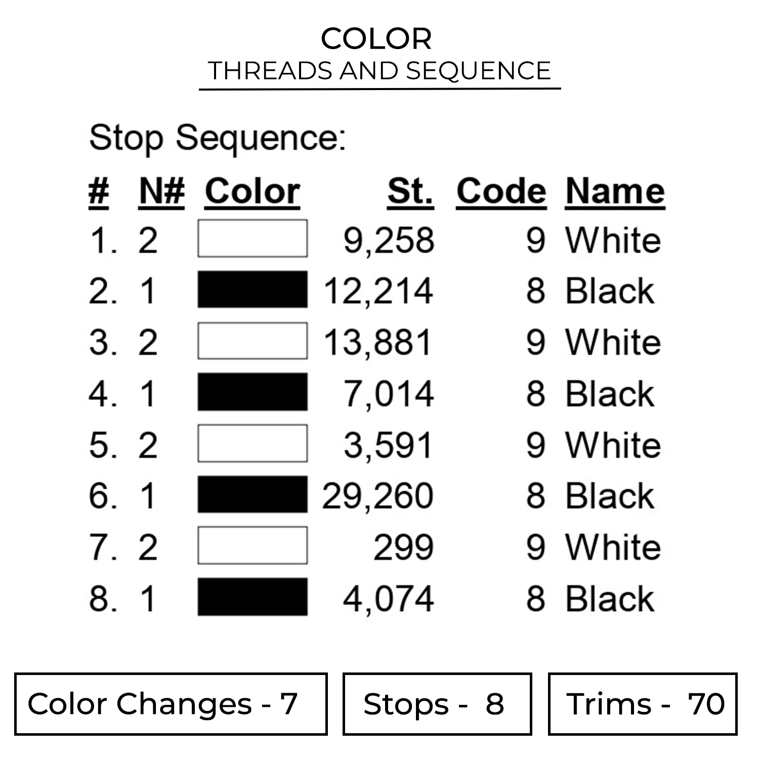 Kenjaku Embroidery Design - Jujutsu Kaisen Anime Embroidery Design 2 Color 1365