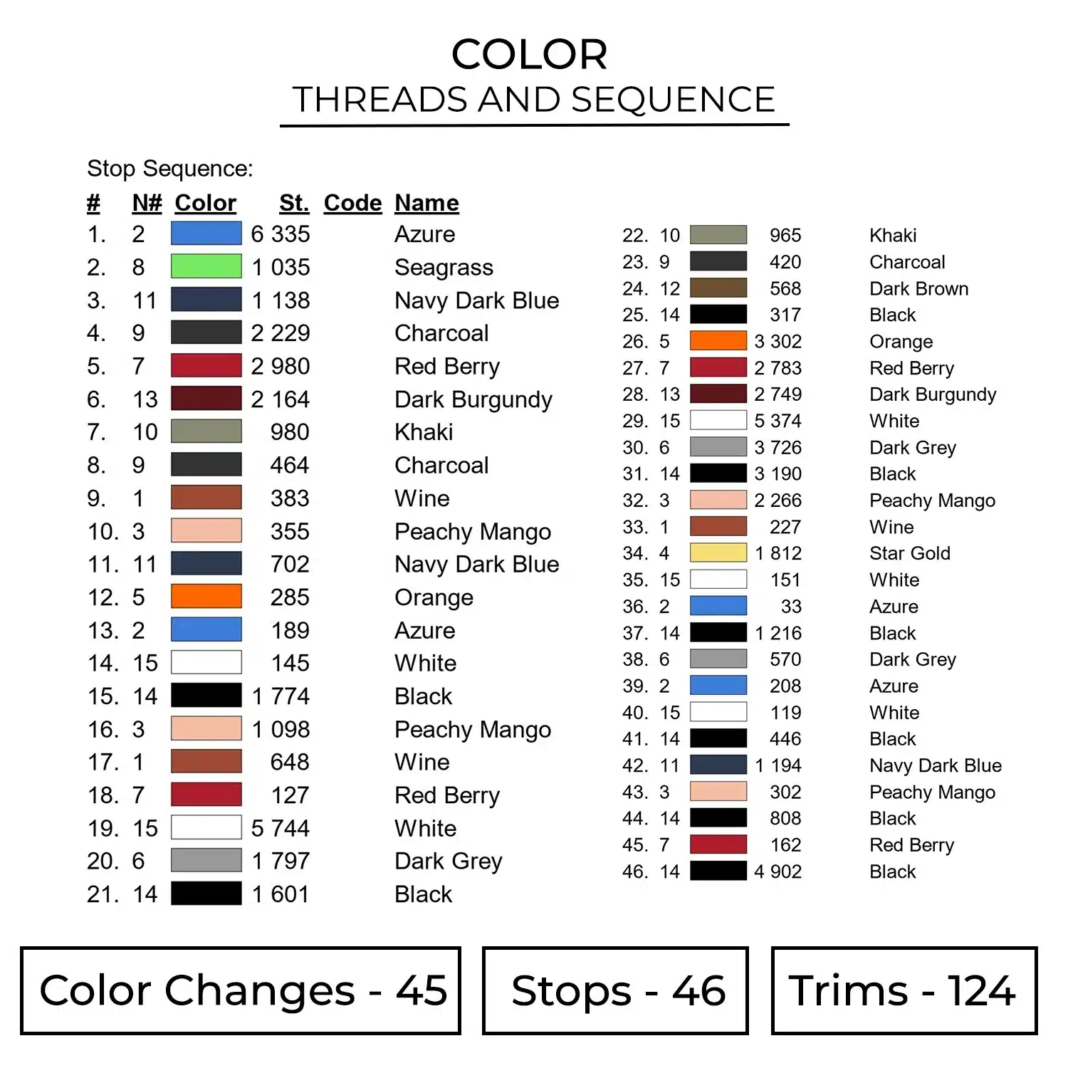 Naruto Jiraiya Embroidery Design - Naruto Anime Embroidery Design 2 Color 1539