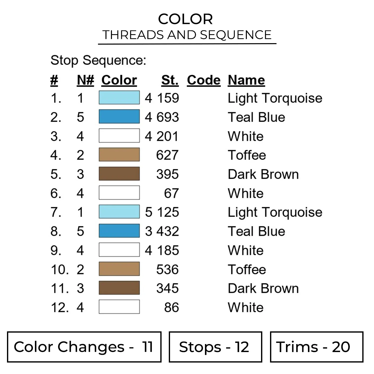 Popsicles Embroidery Design - Naruto Anime Embroidery Design 2 Color 1551