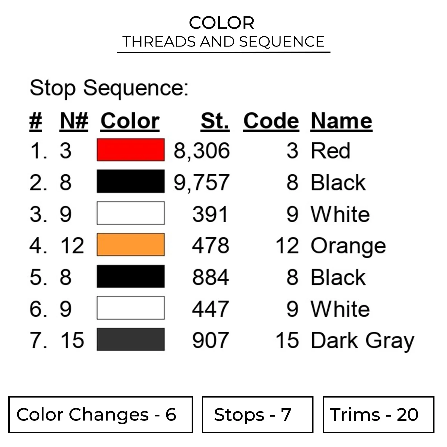 Obito Swoosh Embroidery Design - Naruto Anime Embroidery Design 2 Color 1618