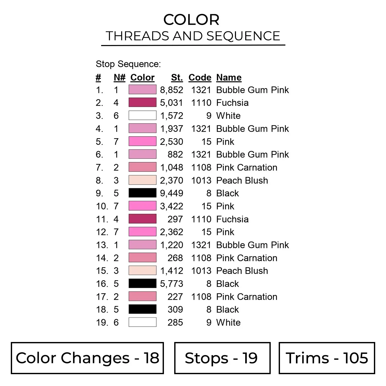 Angel Gym Embroidery Design - Lilo & Stitch 2 Color 1852