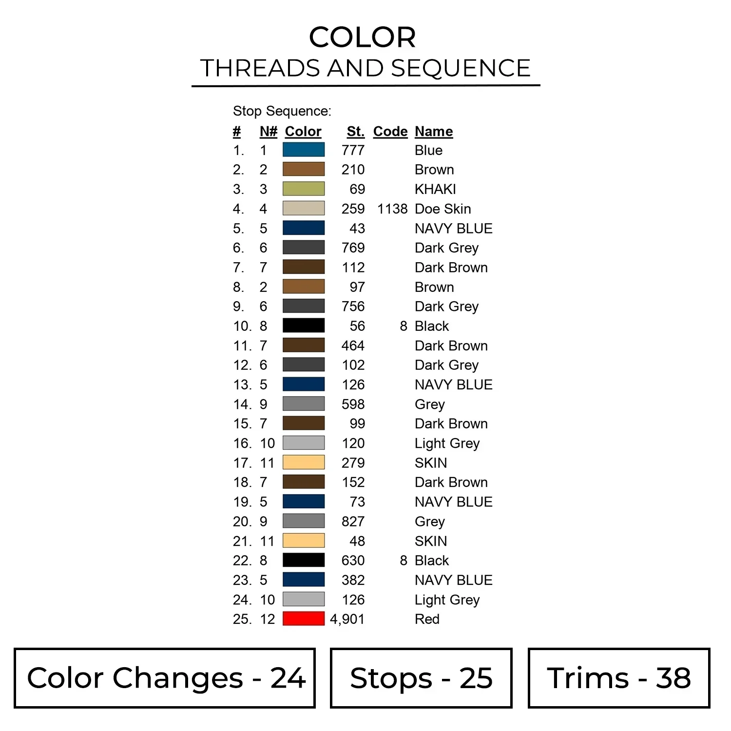 Stranger Things Embroidery Design - Stranger Things 2 Color 2063