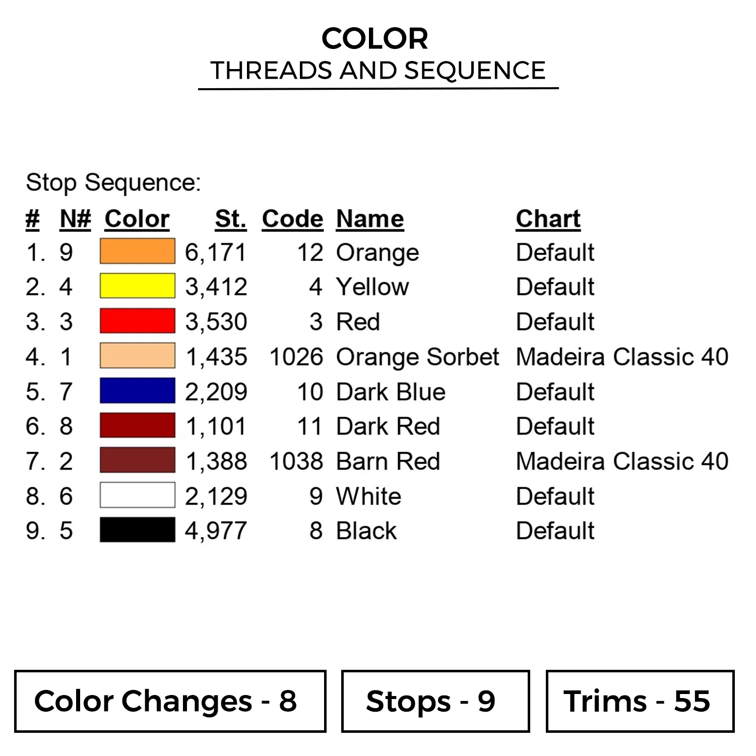 Todoroki Swoosh Embroidery Design - My Hero Academia Anime Embroidery Design 2 Color 451