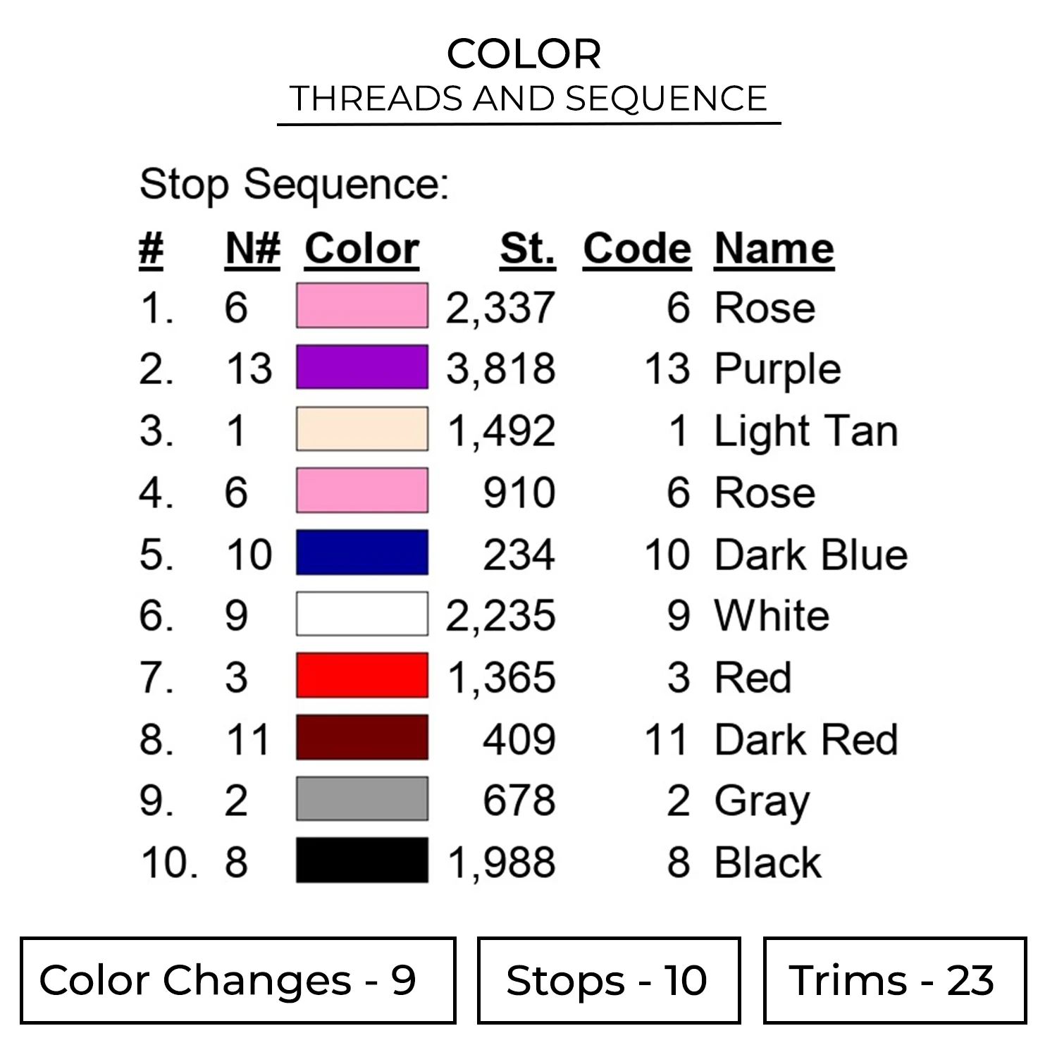 Hisoka Swoosh Embroidery Design - Hunter x Hunter Anime Embroidery Design 2 Color 539