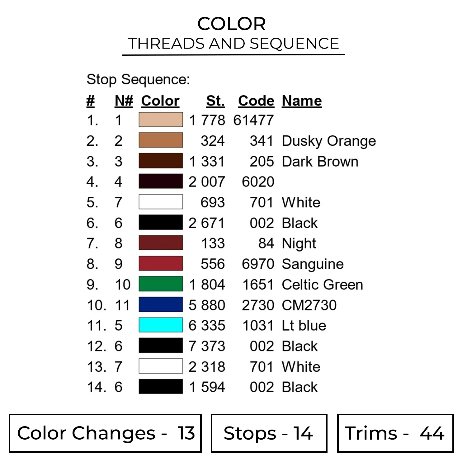 Tanjiro Swoosh Embroidery Design - Demon Slayer Anime Embroidery Design 2 Color 655