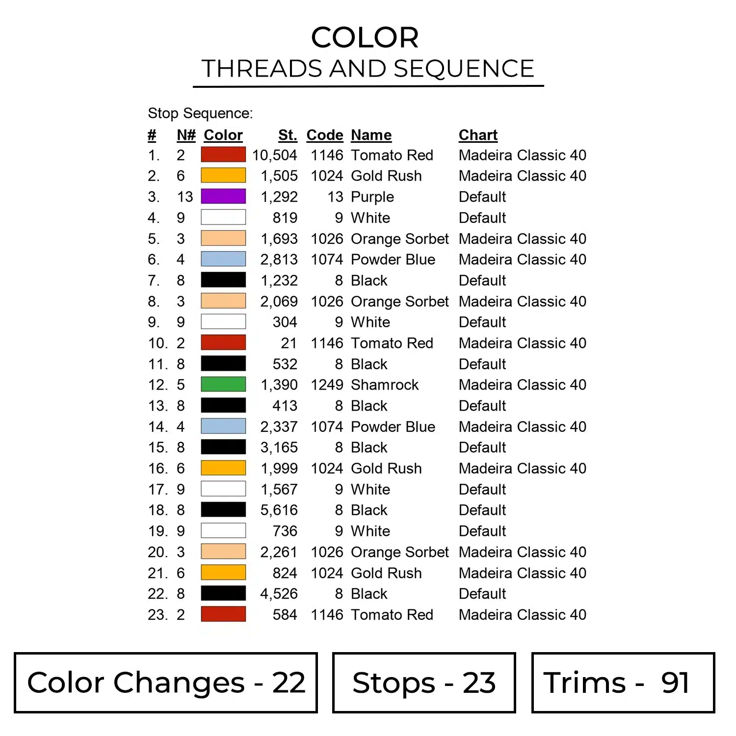 Zoro Swords Embroidery Design - One Piece Anime Embroidery Design 2 Color 789