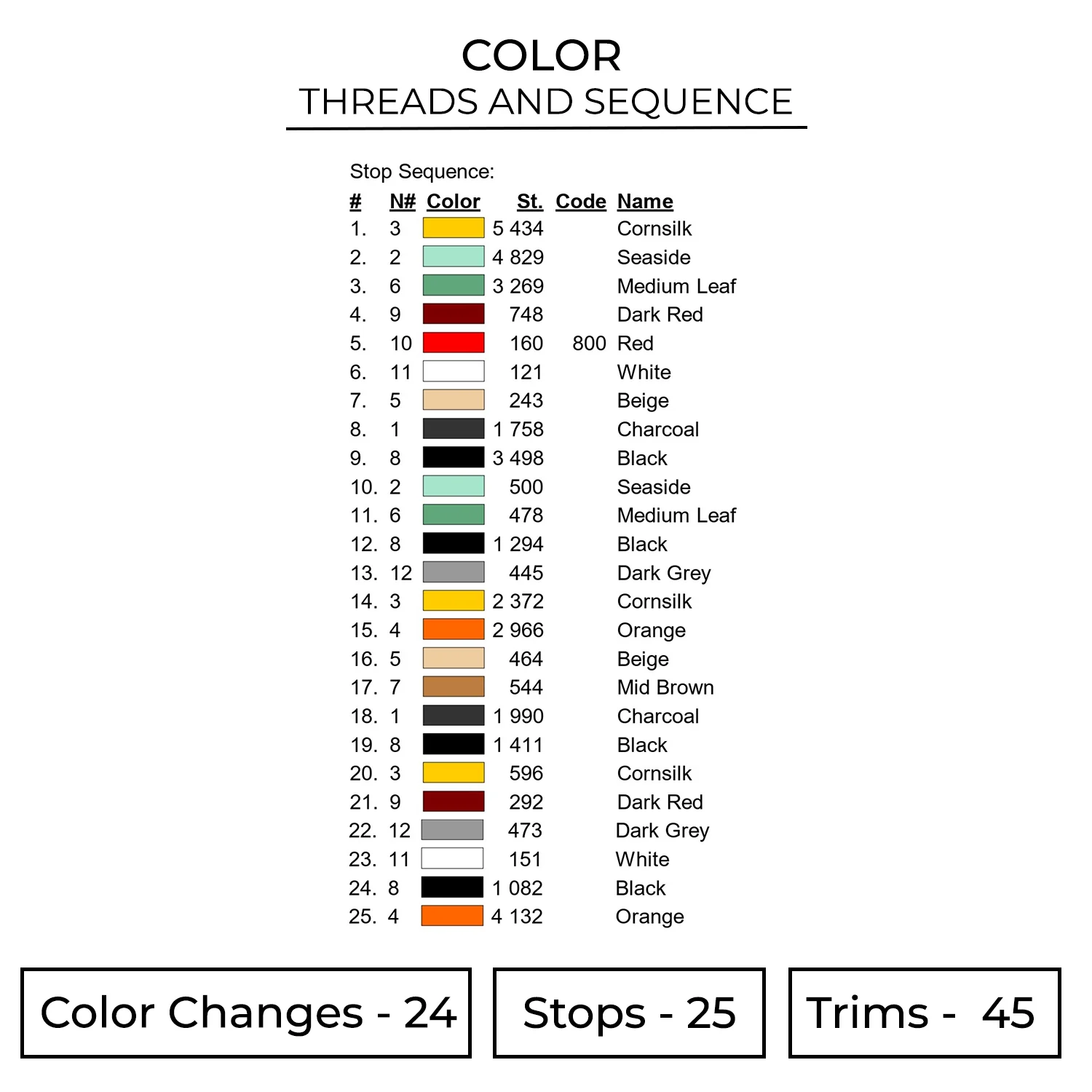 Sabo Swoosh Embroidery Design - One Piece Anime Embroidery Design 2 Color 805