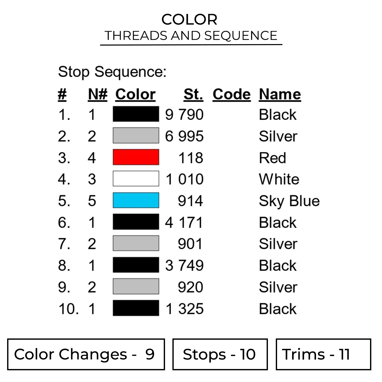 Brook Embroidery Design - One Piece Anime Embroidery Design 2 Color 811