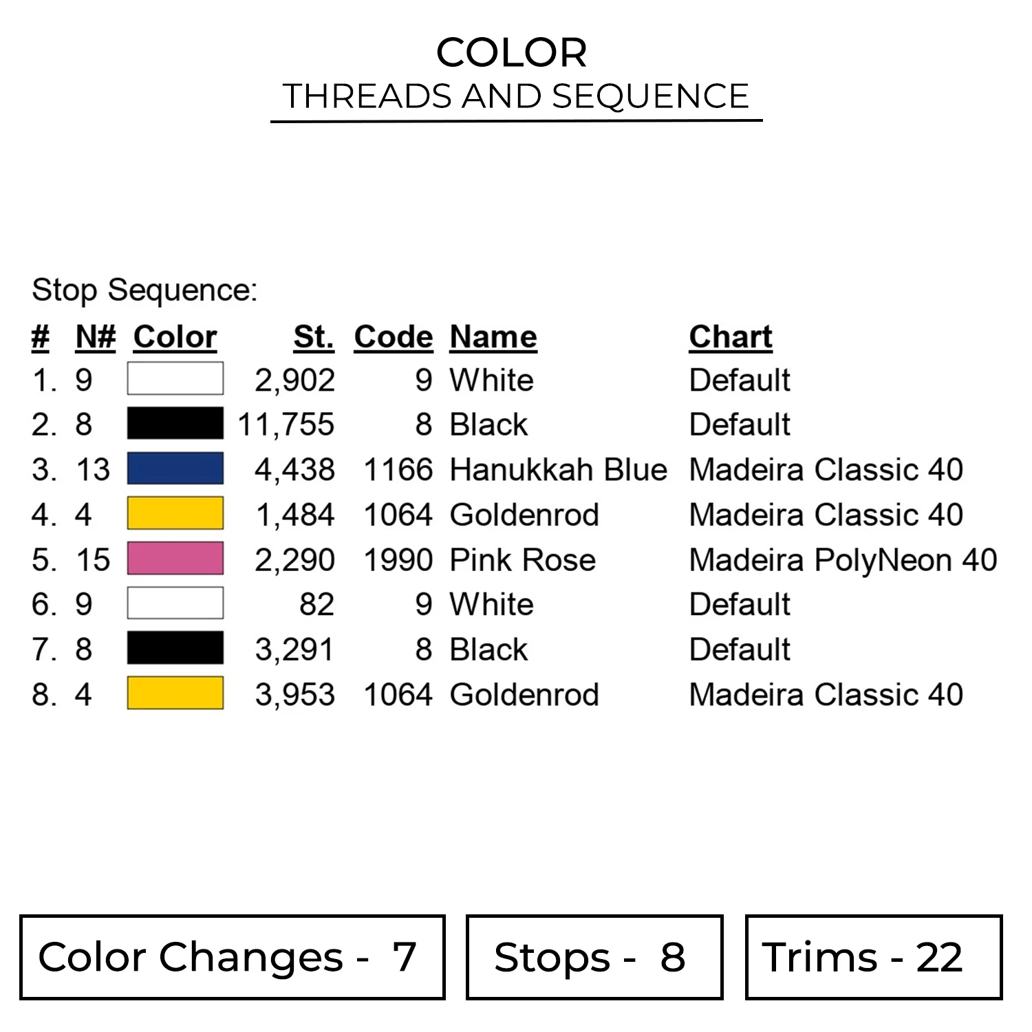 Brook Eyes Embroidery Design - One Piece Anime Embroidery Design 2 Color 867