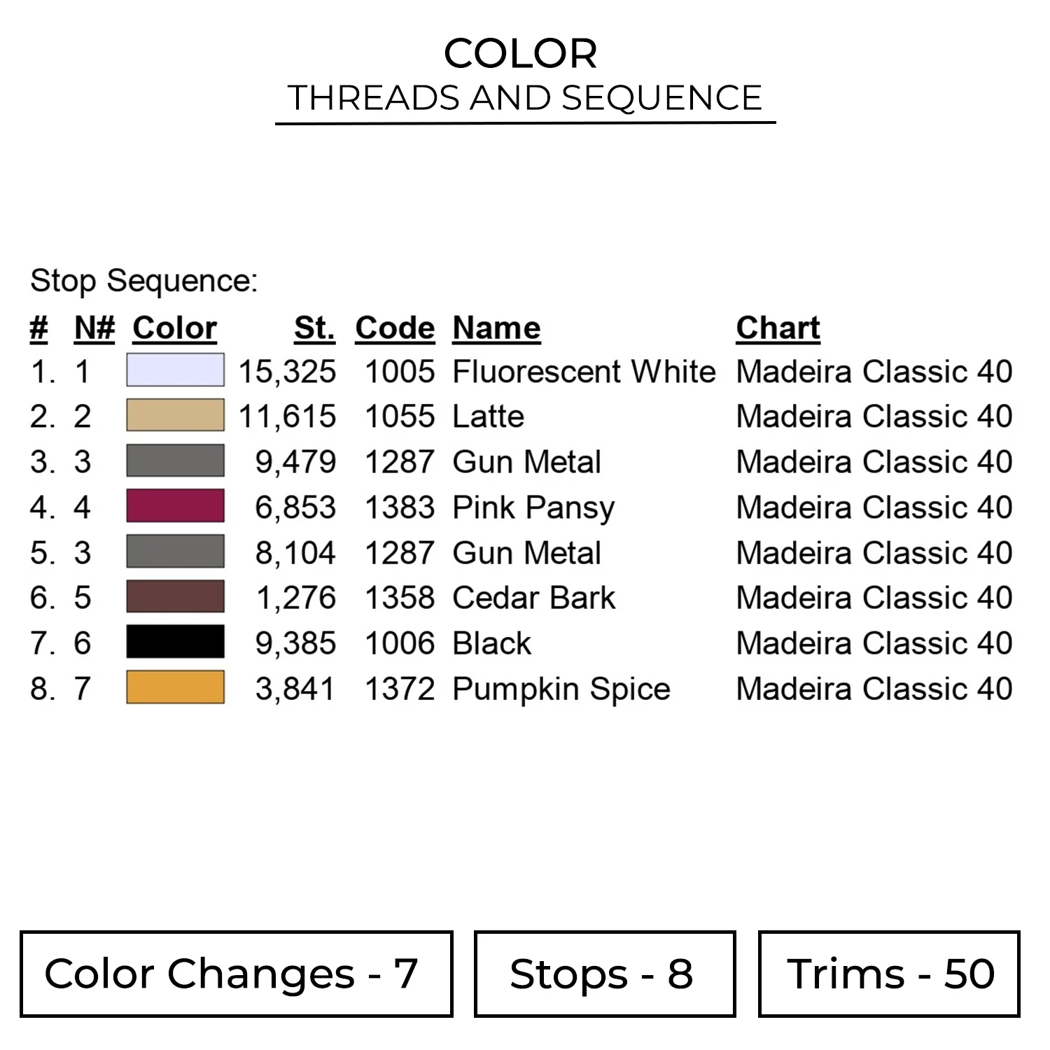 Katakuri Embroidery Design - One Piece Anime Embroidery Design 2 Color 869