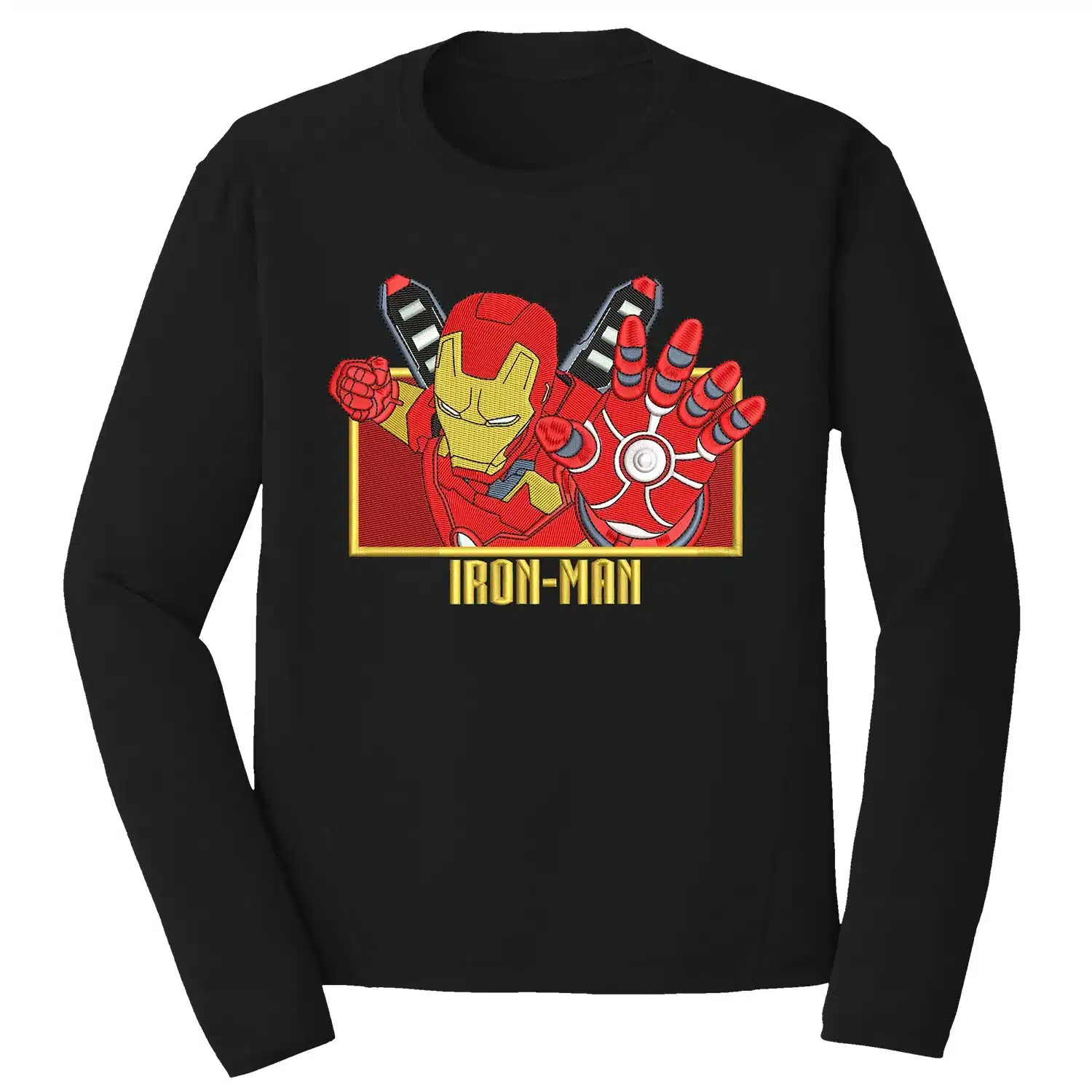 Iron Man Embroidery Design - Iron Man 1 Mockup 1577