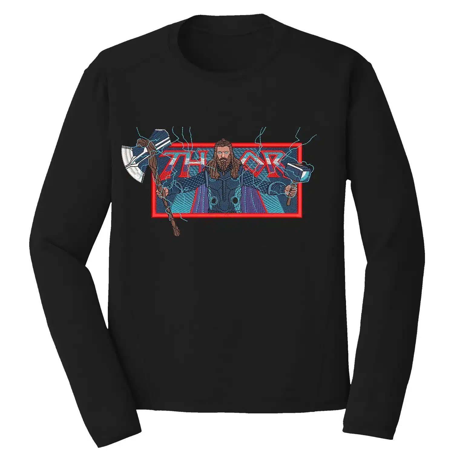 Thor Embroidery Design - Thor 1 Mockup 1605