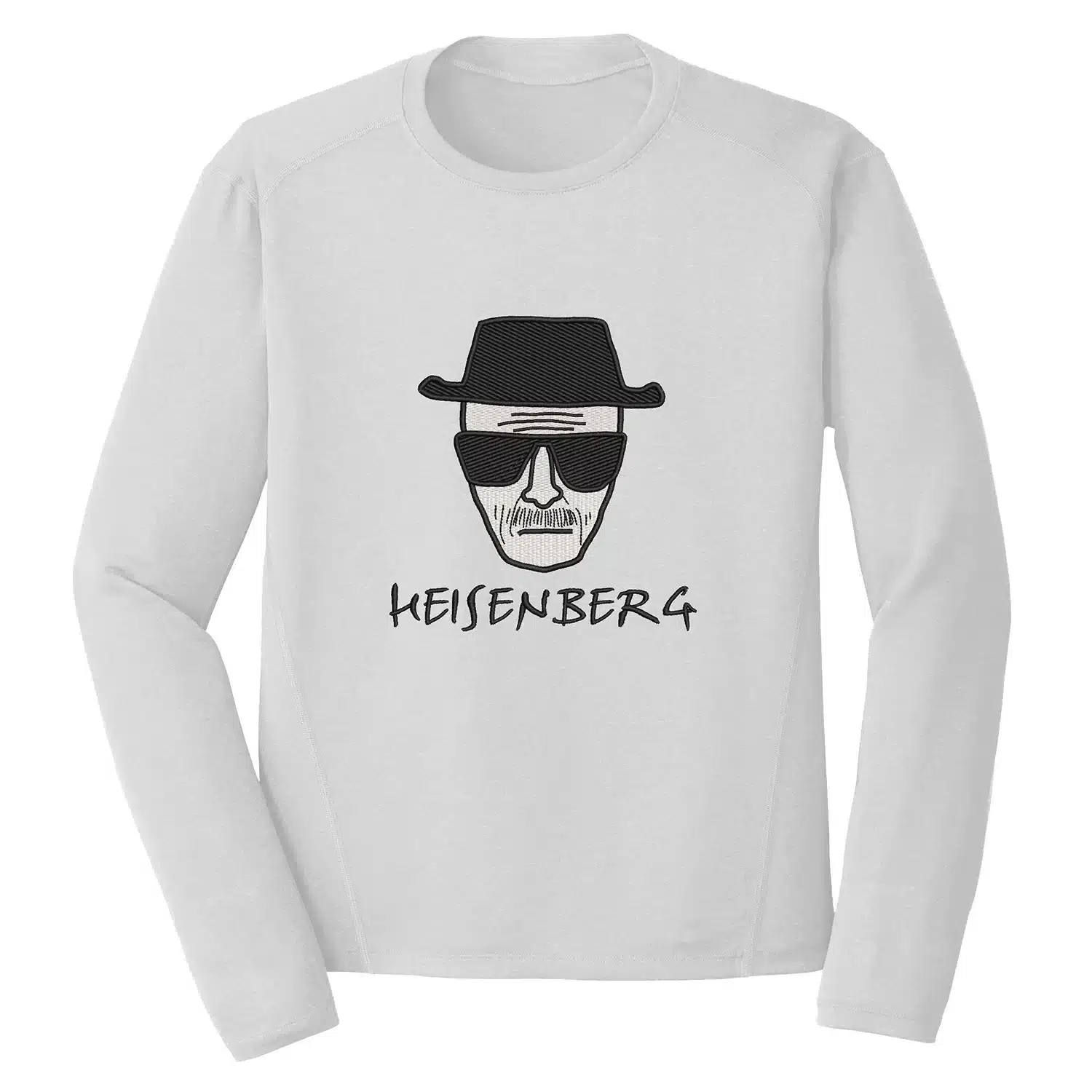 Heisenberg Sketch Embroidery Design - Breaking Bad 1 Mockup 2025