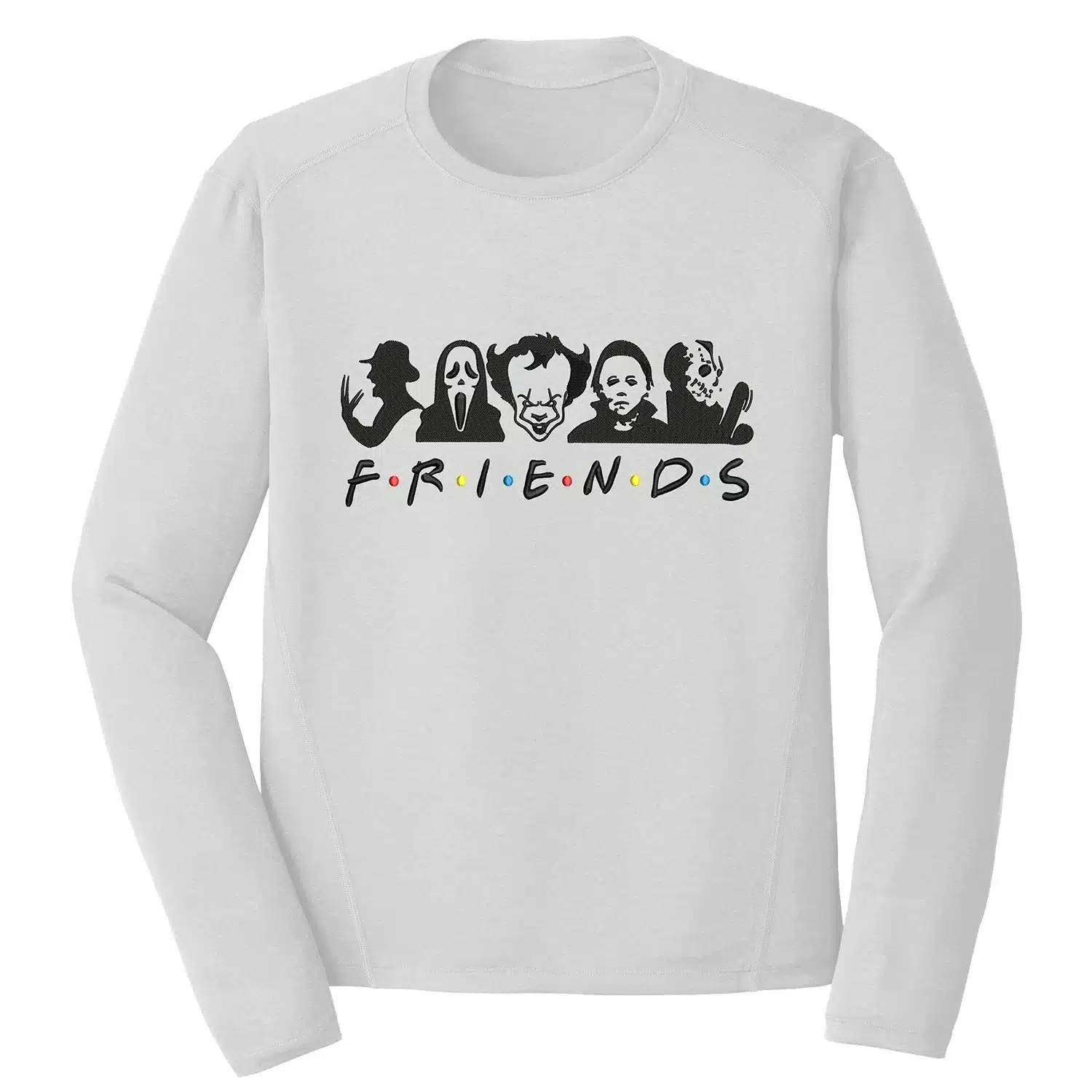 Scary Friends Embroidery Design - Friends 1 Mockup 2028