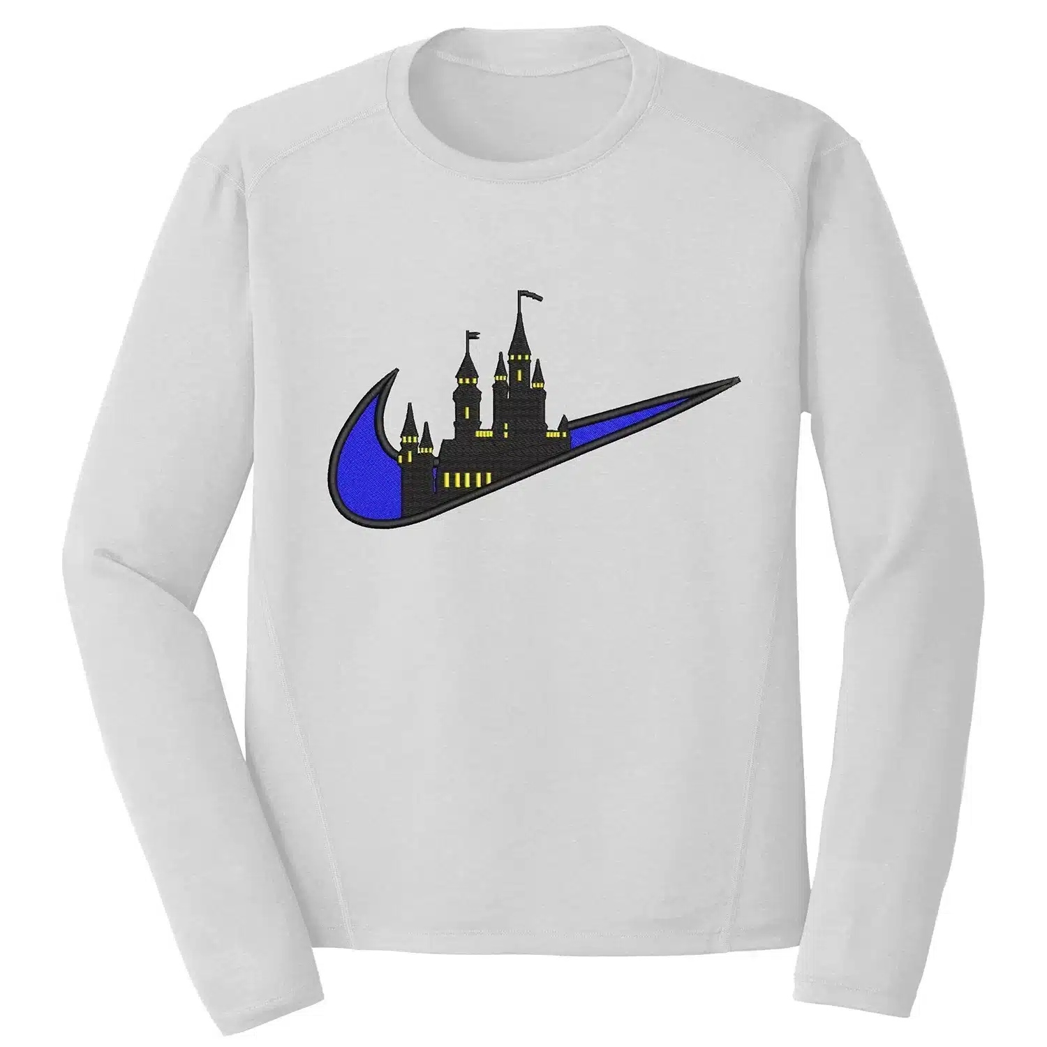 Hogwarts Swoosh Embroidery Design - Harry Potter 1 Mockup 2042