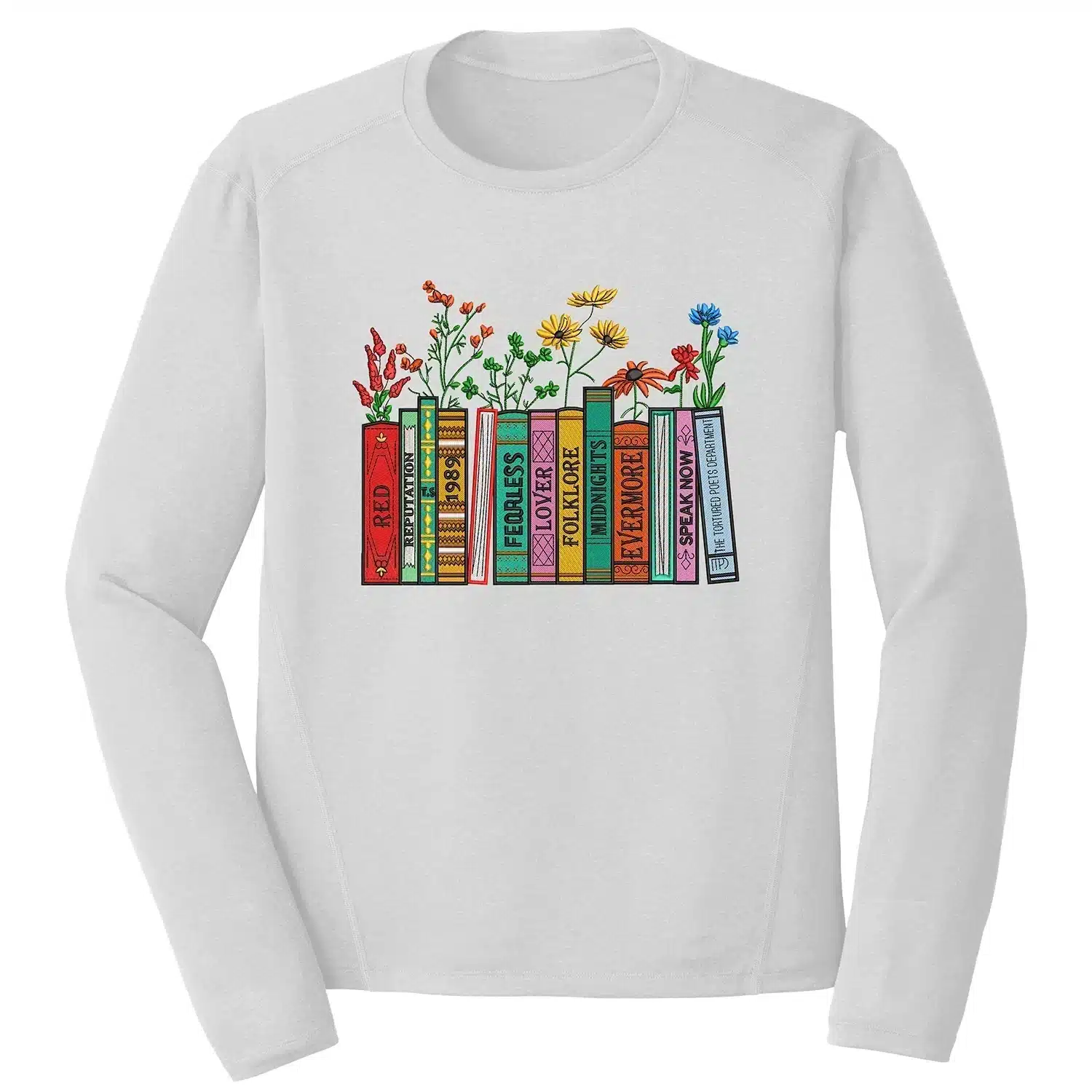 Taylor Swift Books Embroidery Design - Taylor Swift 1 Mockup 2115