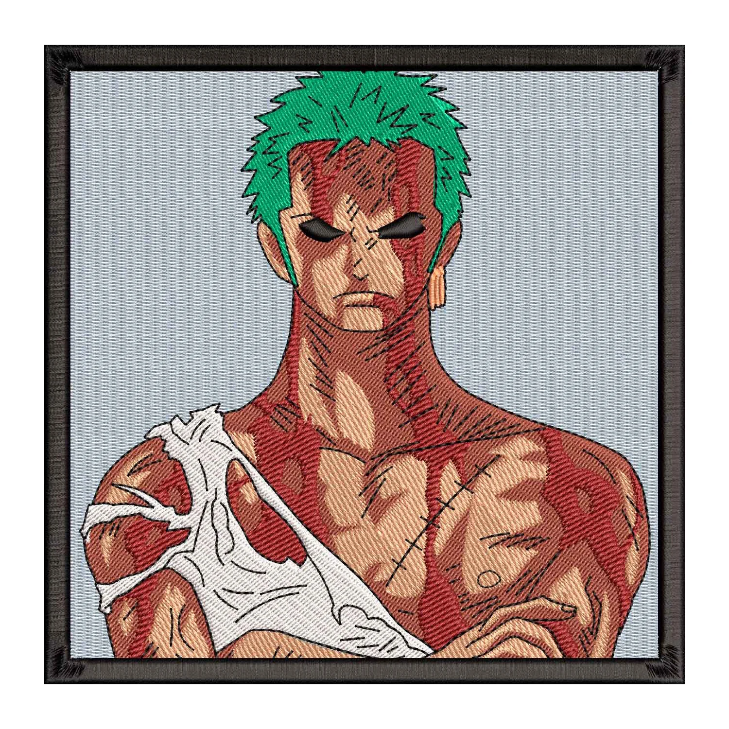 Zoro Nothing Happened Embroidery Design
