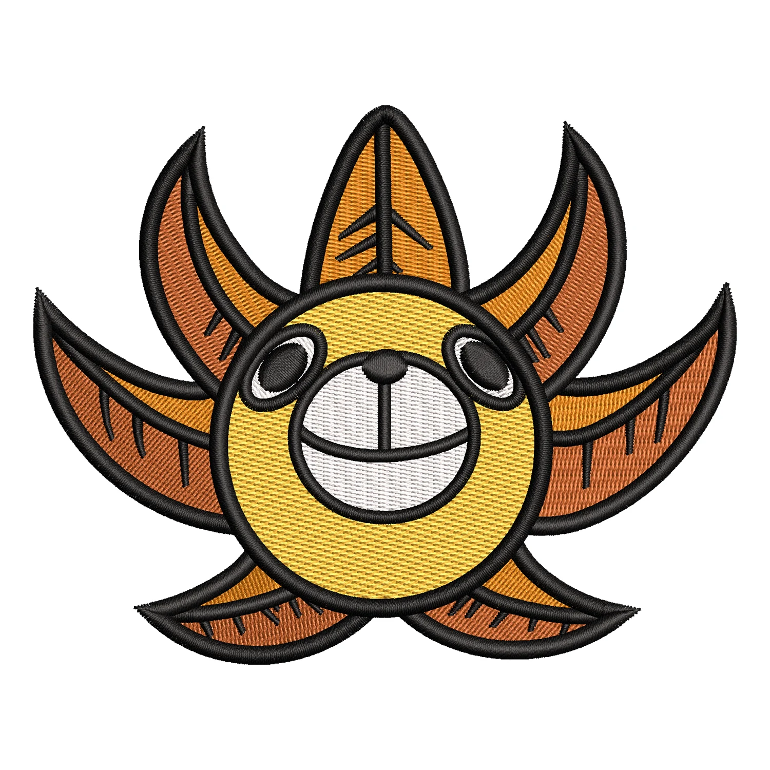 Sunny Logo Embroidery Design