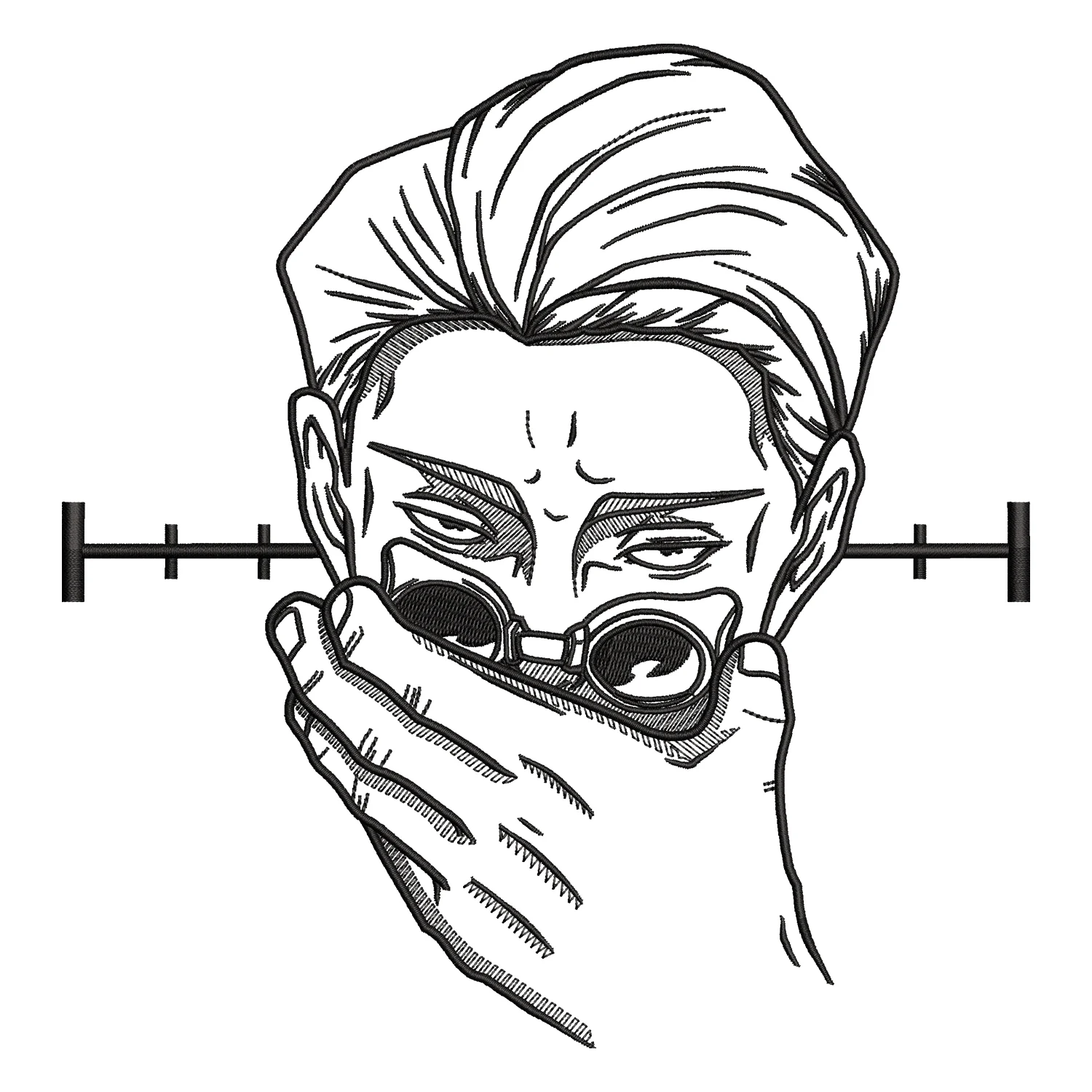 Kento Nanami Embroidery Design