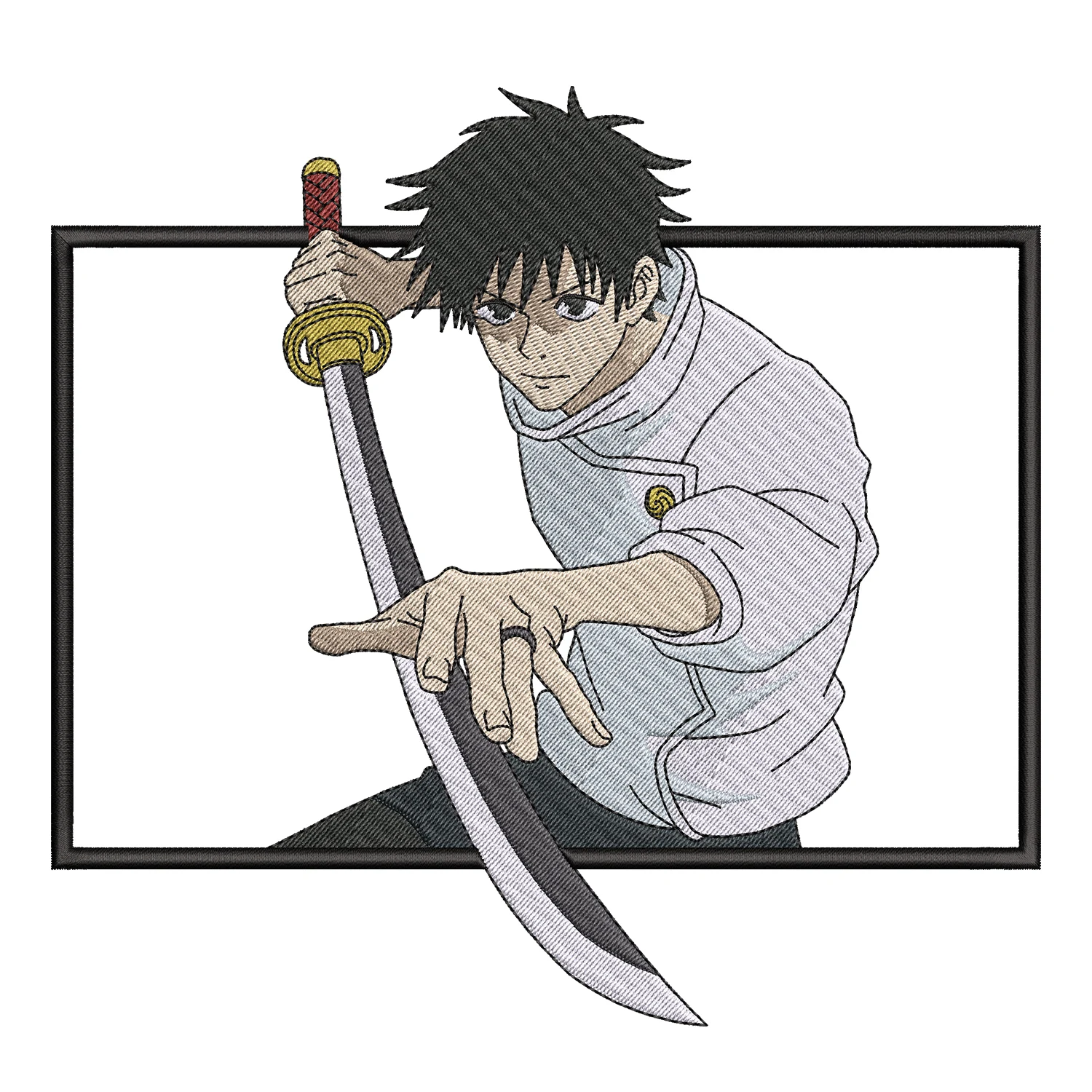 Yuta Sword Embroidery Design