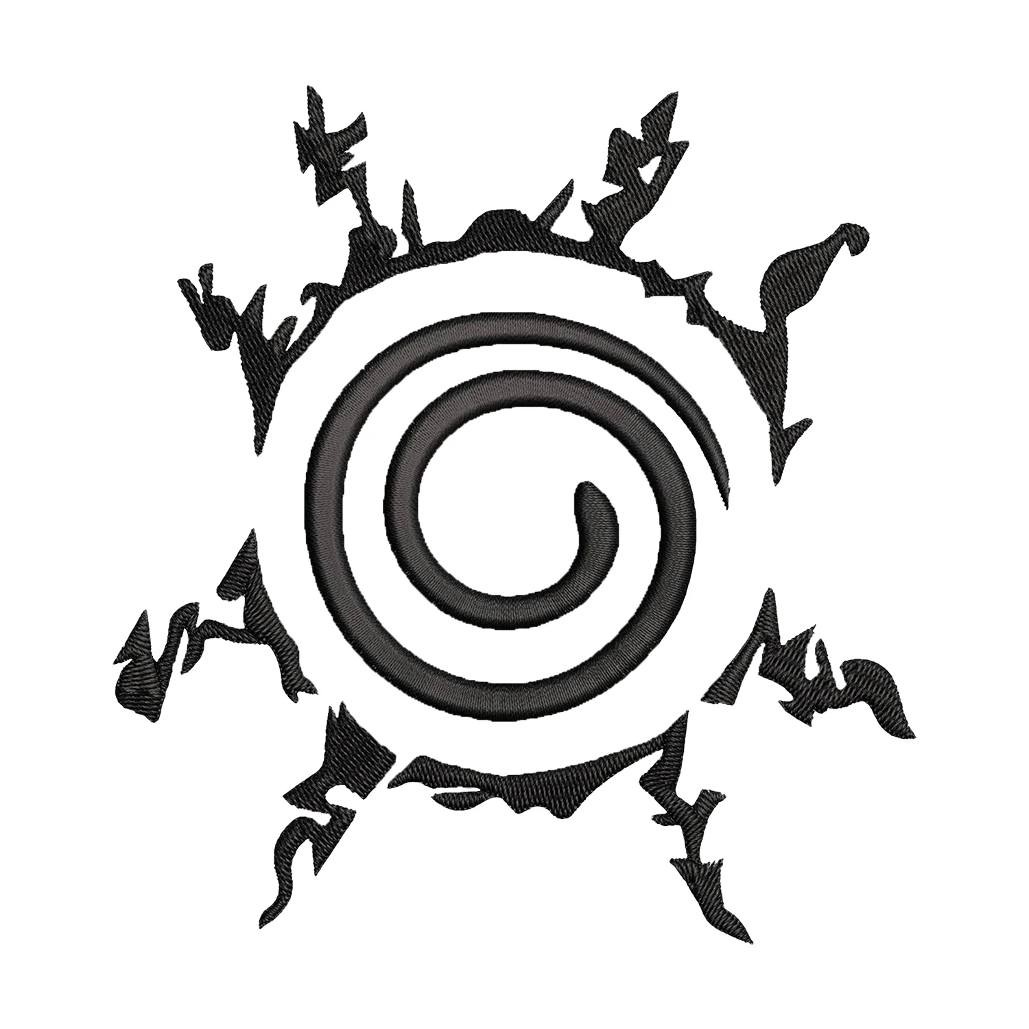 Naruto Seal Embroidery Design