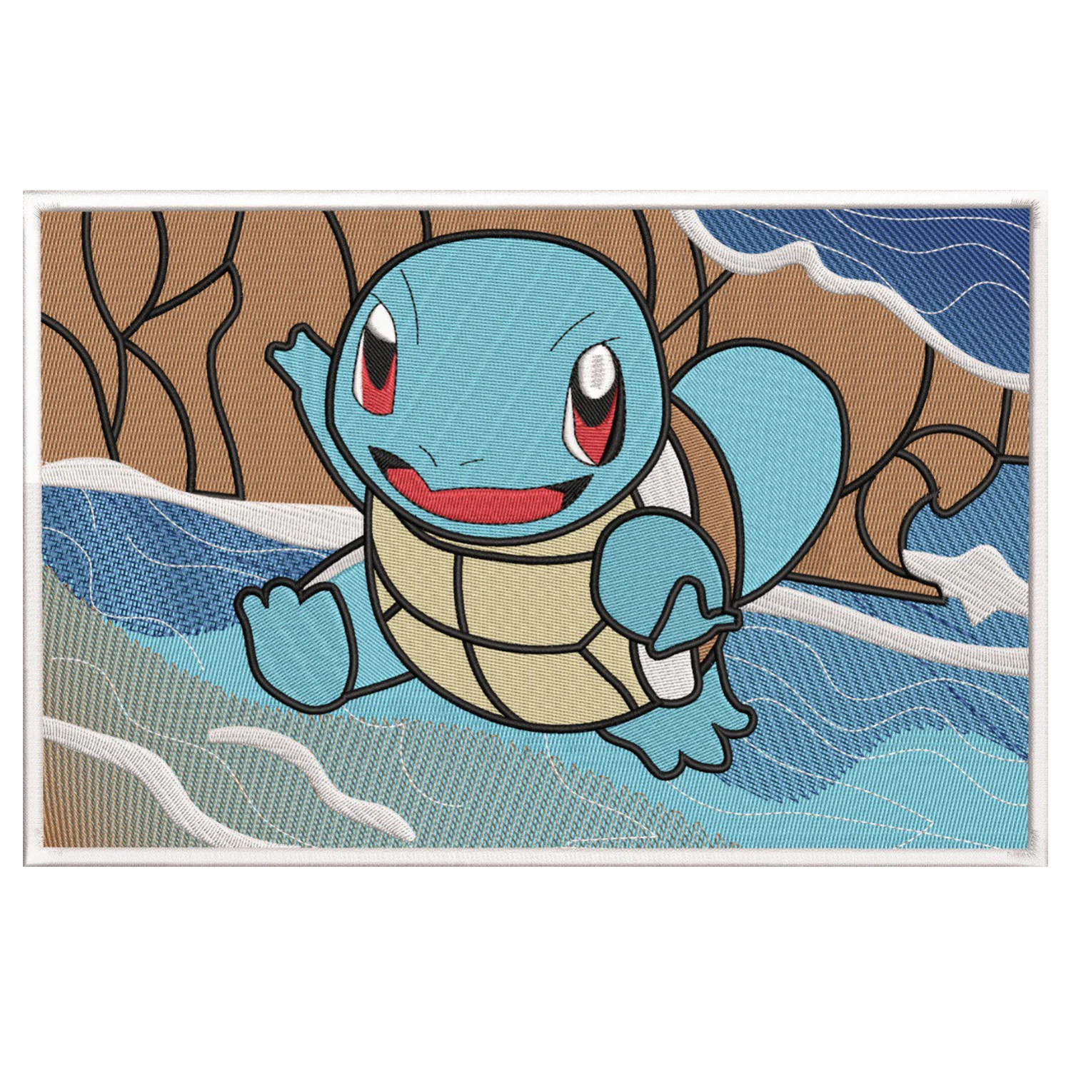 Squirtle Embroidery Design