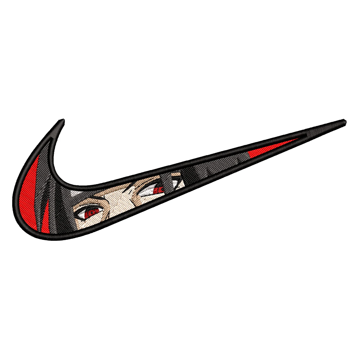 Itachi Swoosh Embroidery Design