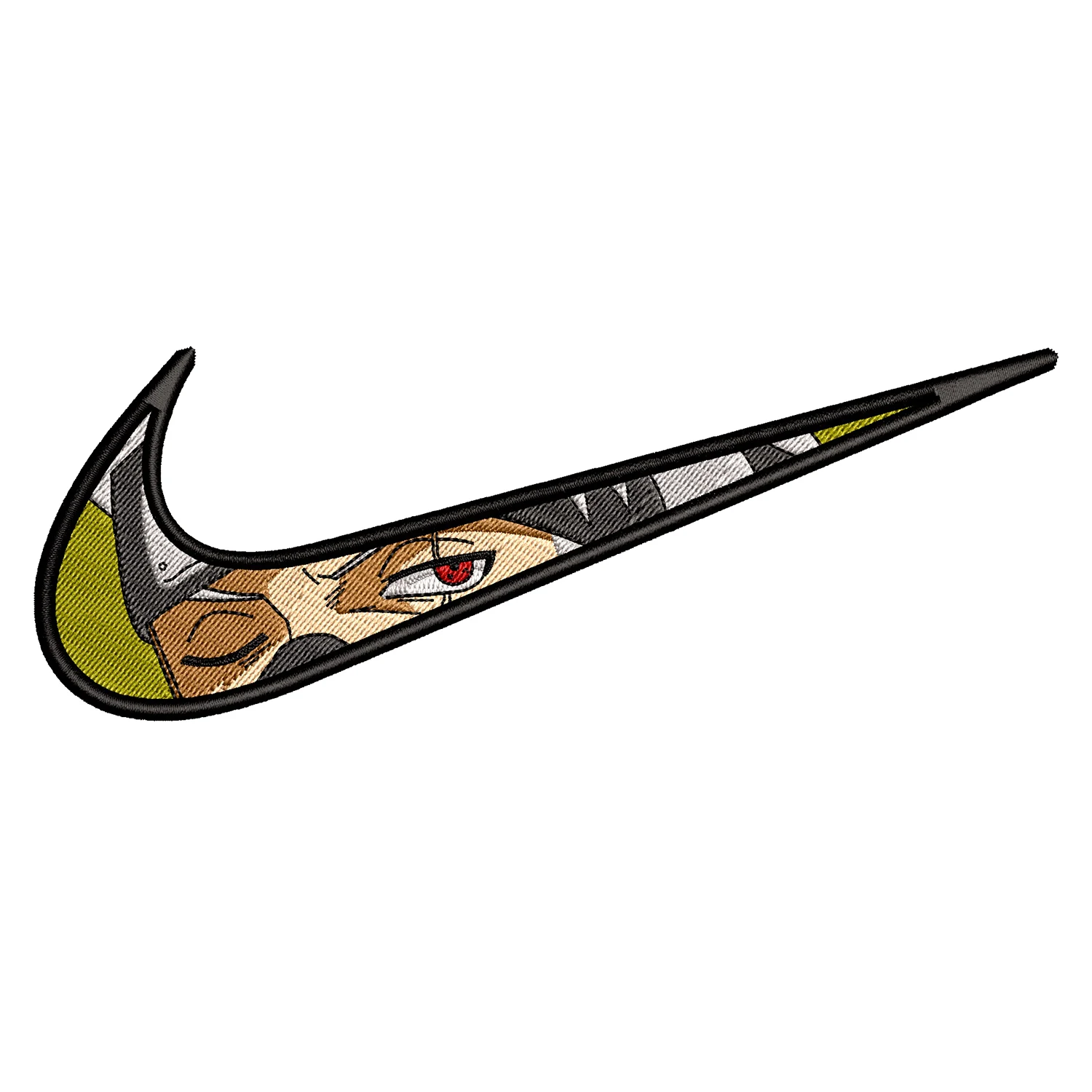Kakashi Swoosh Embroidery Design