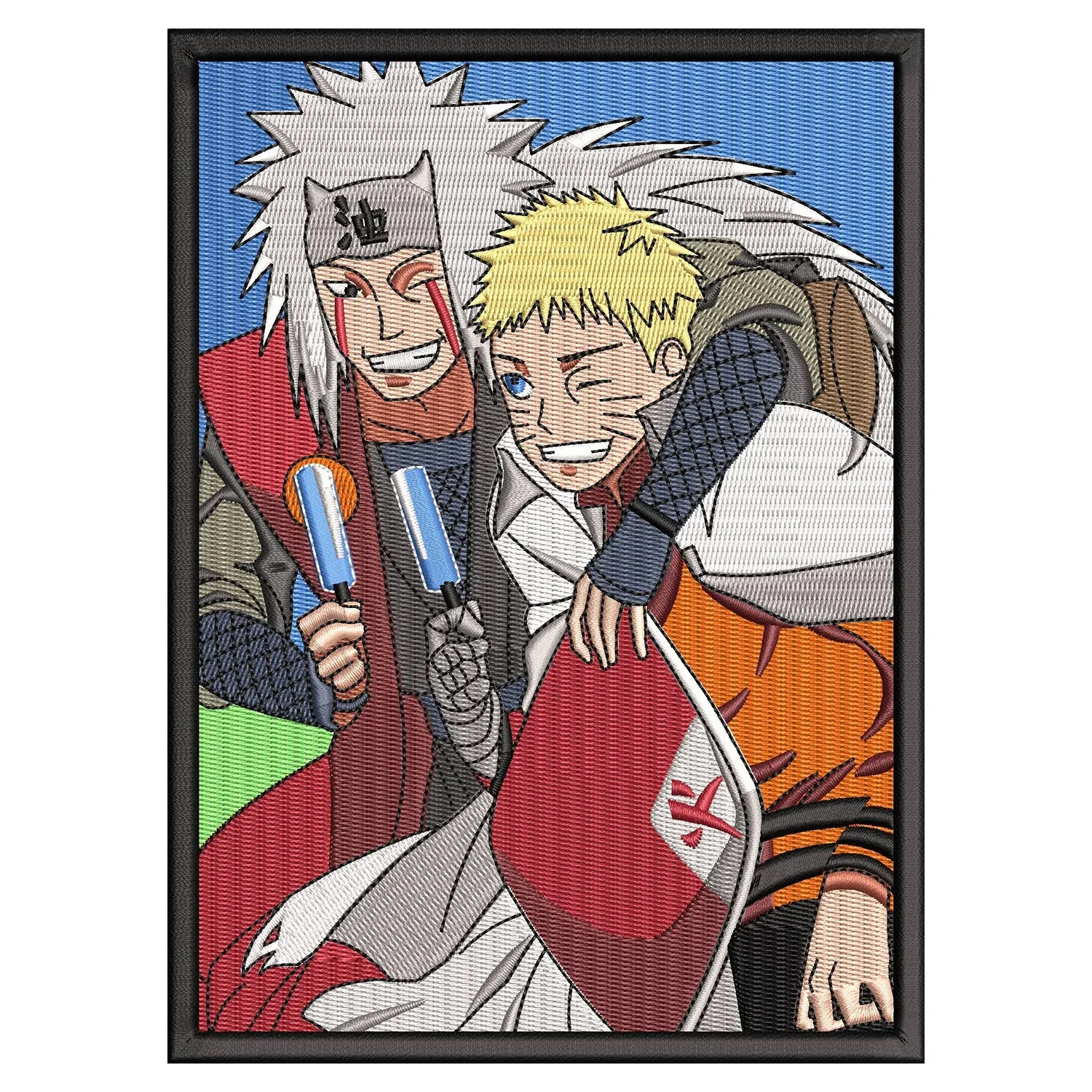 Naruto Jiraiya Embroidery Design