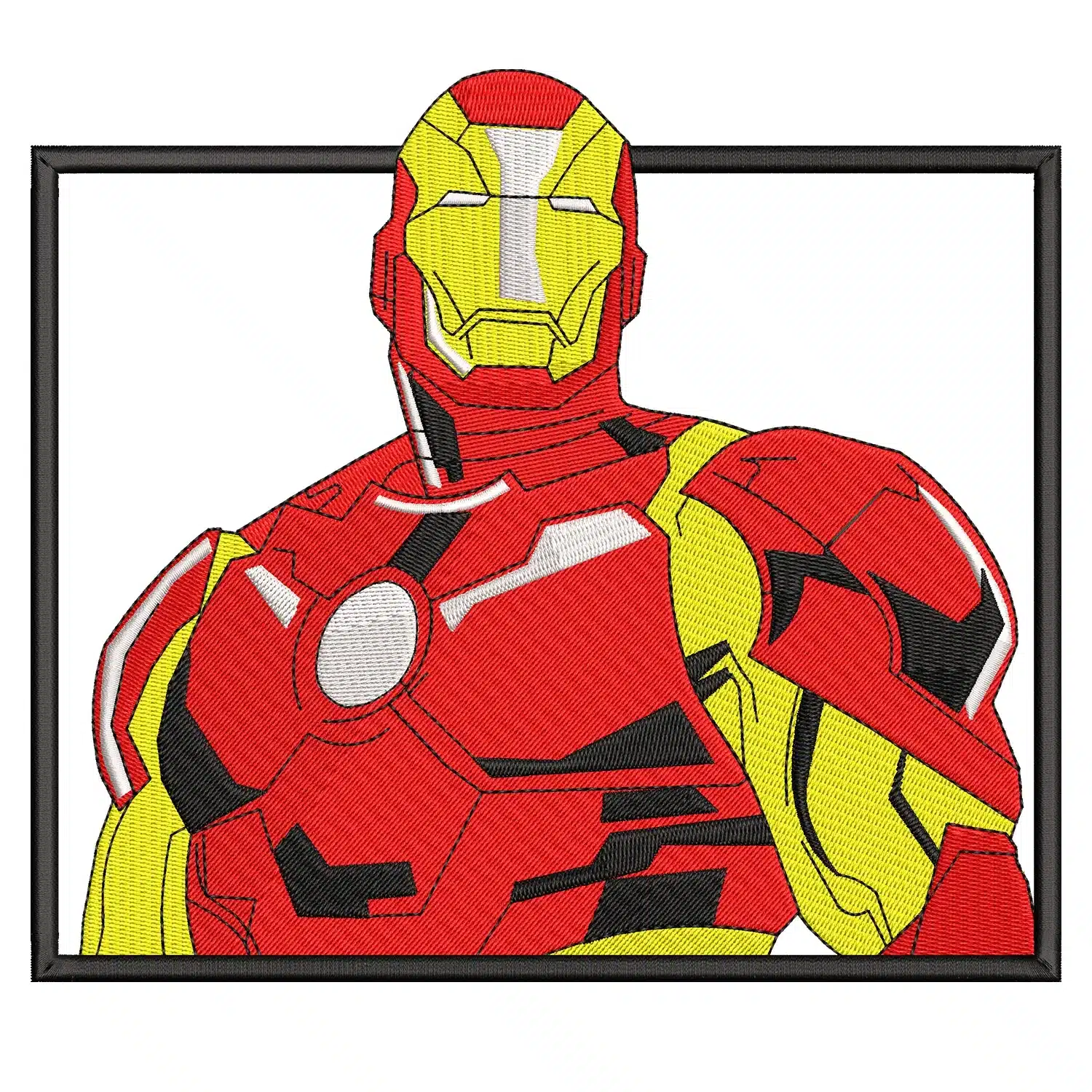 Iron Man Embroidery Design
