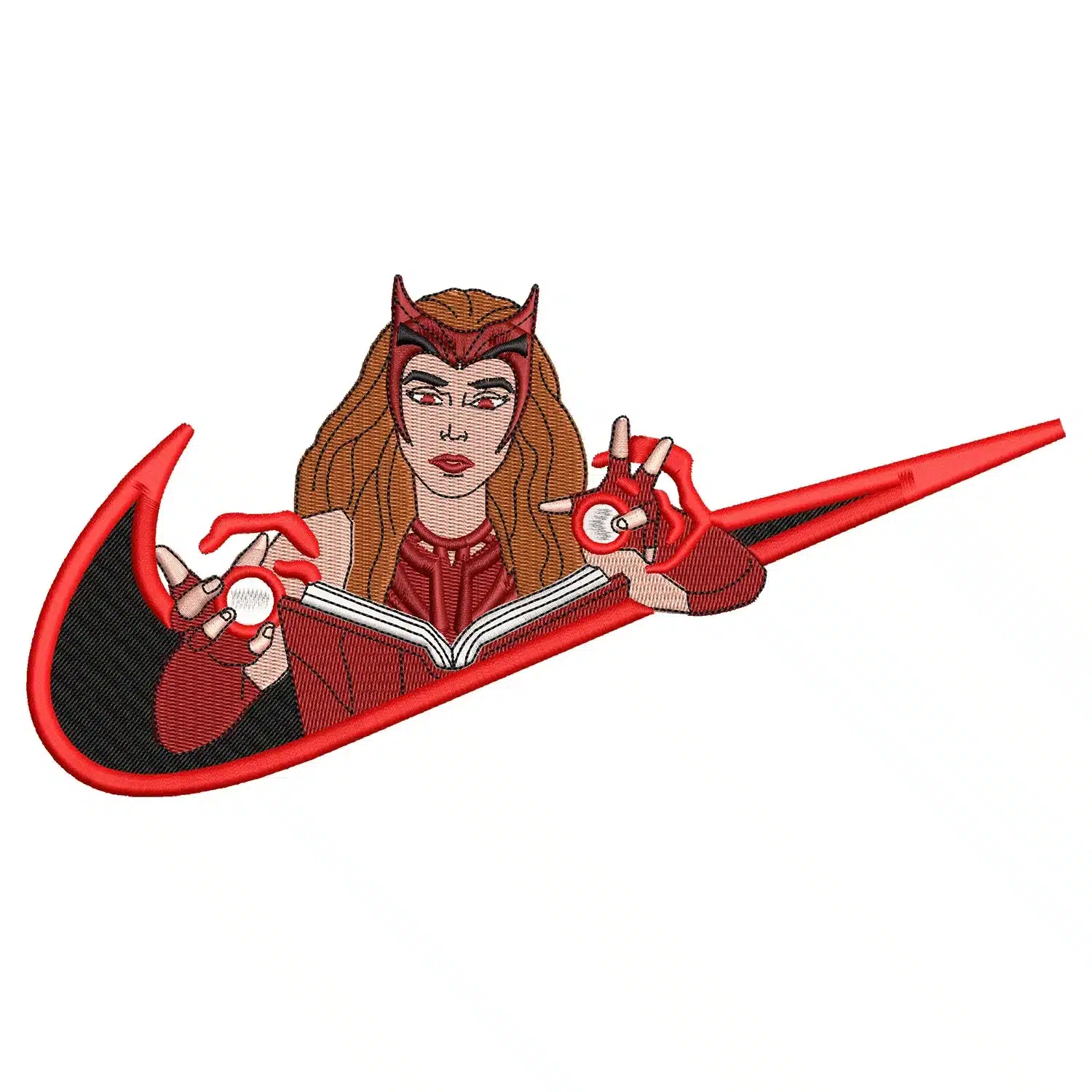 Wanda Swoosh Embroidery Design