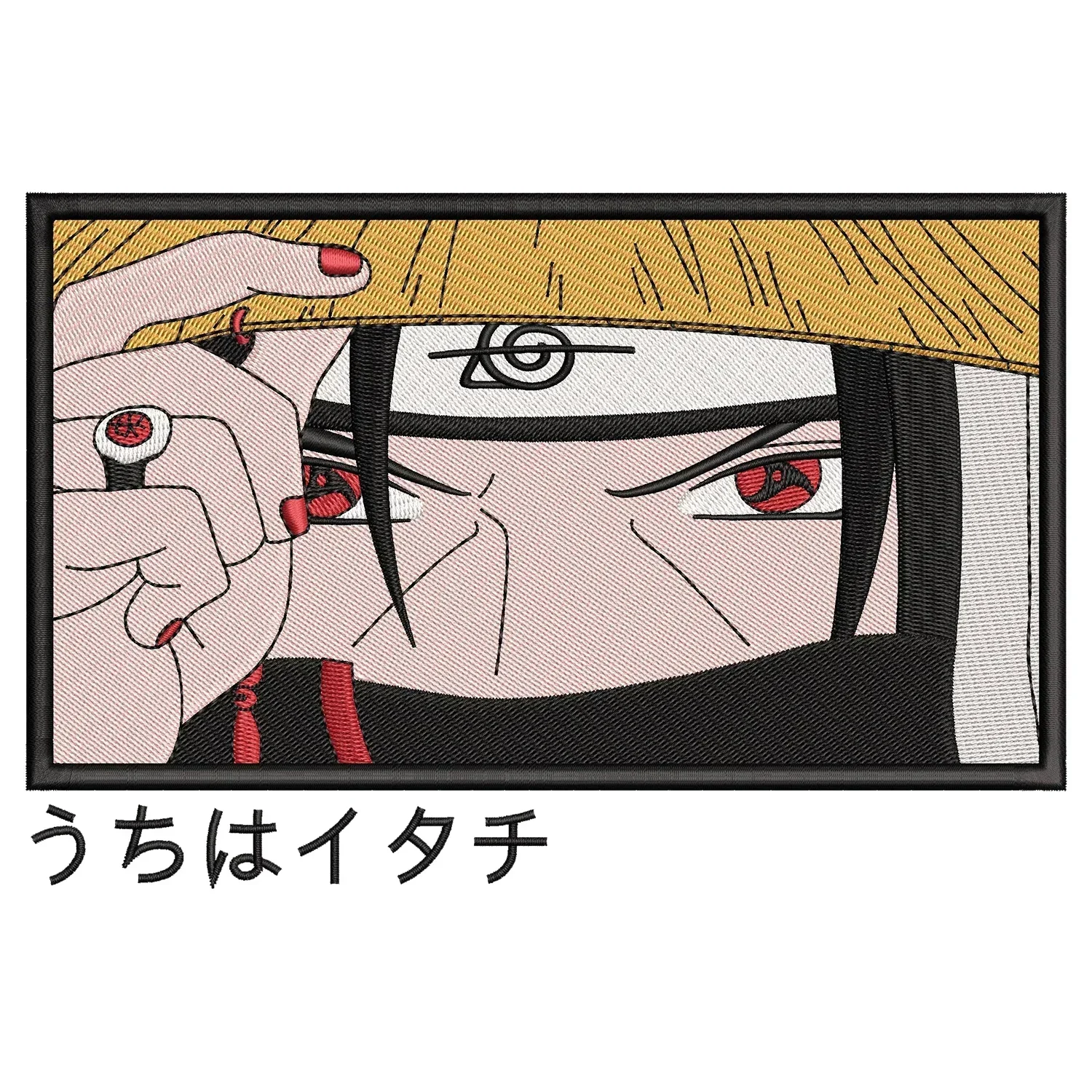 Itachi Uchiha Embroidery Design
