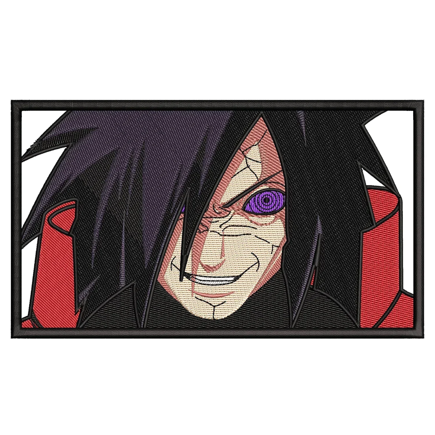 Madara Uchiha Embroidery Design