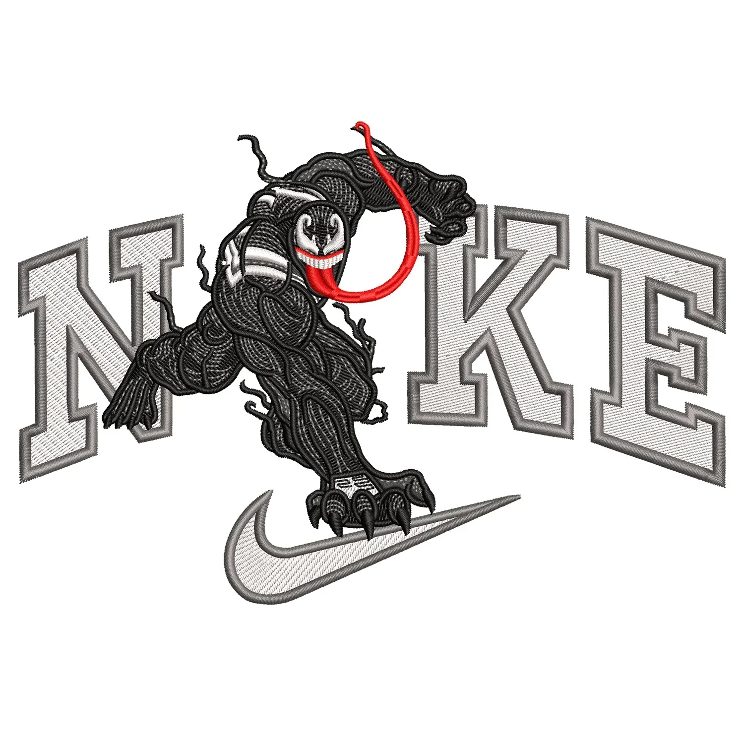 Venom Nike Embroidery Design